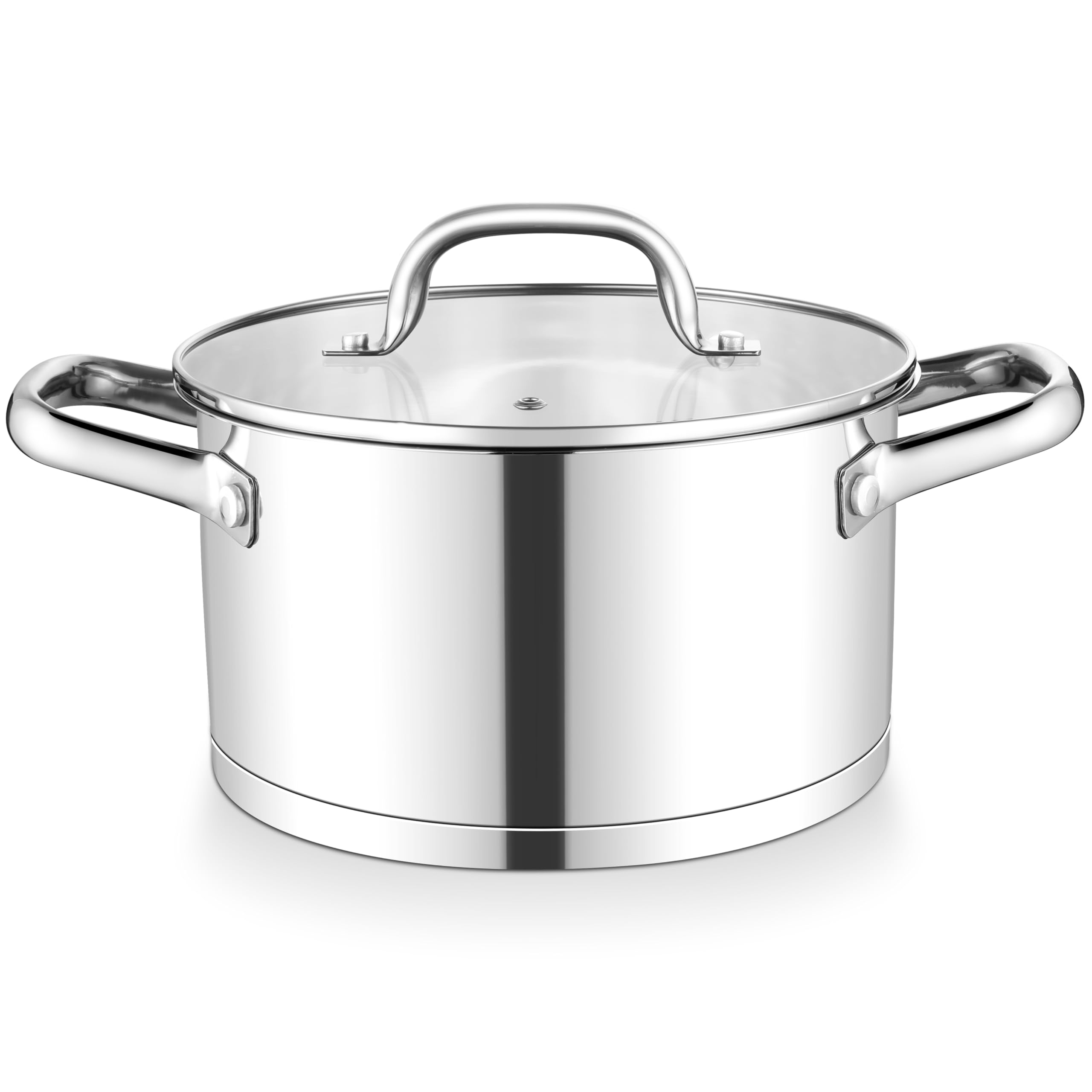 Amazon.com: TeamFar Stainless Steel Stock Pot, 4-quart Tri-ply